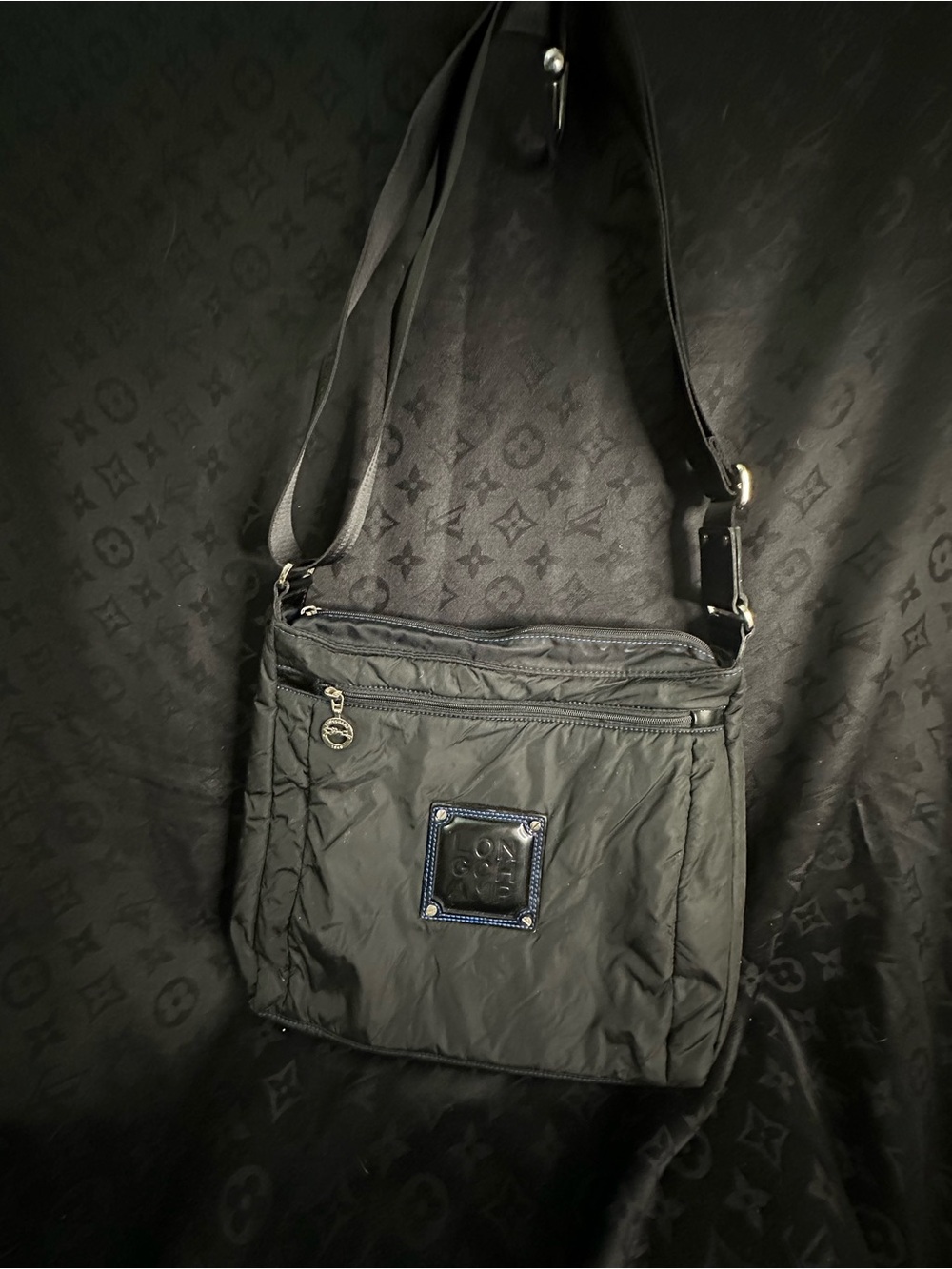 Long champ crossbody nylon
